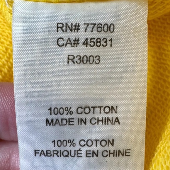 NWT Free People X Sandrine Rose Girl Gang Hoodie in Yellow - Picture 5 of 7